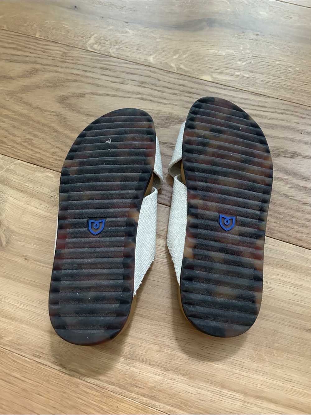 Rothy's Cream Crossband Slide Mules (the Weekend Slide) - Picture 7 of 9